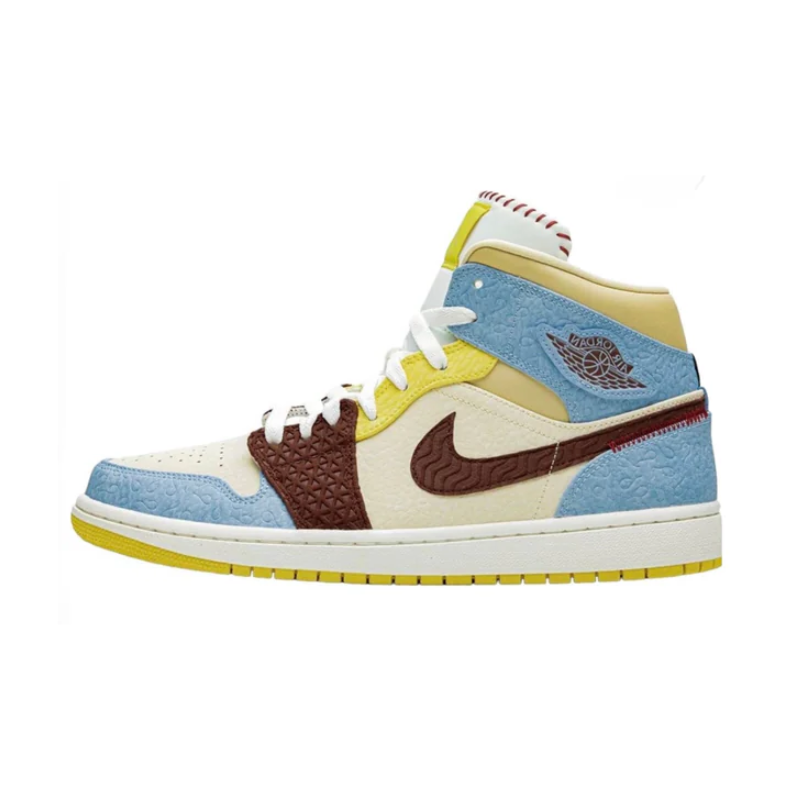 Nike Air Jordan 1 Mid SE Fearless Maison Chateau Rouge