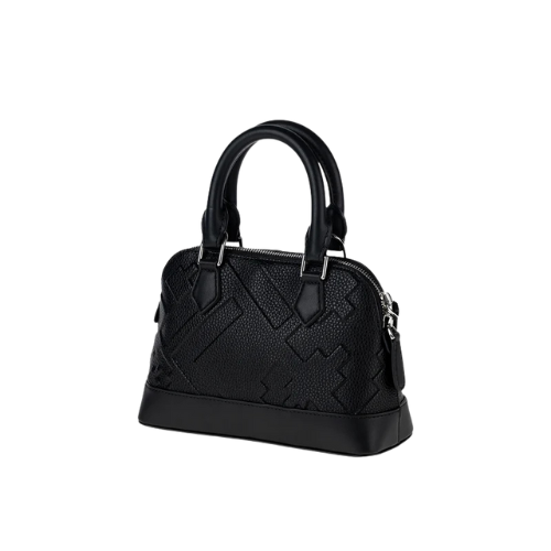 GALXBOY EMBOSSED DOME BAG - BLACK