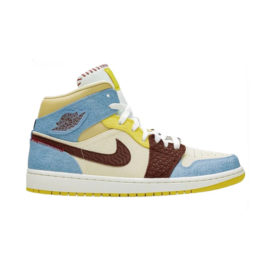 Nike Air Jordan 1 Mid SE Fearless Maison Chateau Rouge